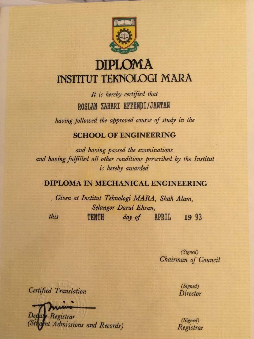 Cert Diploma UITM